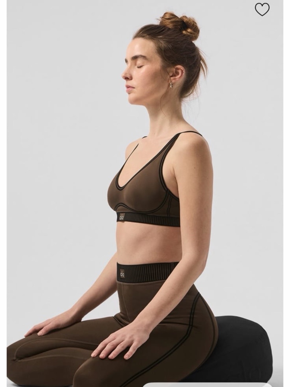 alo Airlift High-Waist 7/8 Line Up Legging Espresso Size M